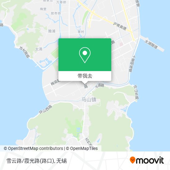 雪云路/霞光路(路口)地图