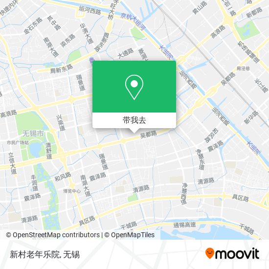 新村老年乐院地图
