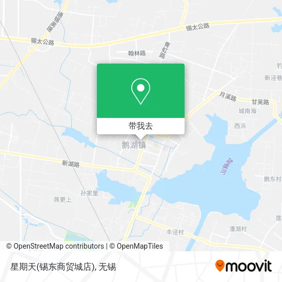 星期天(锡东商贸城店)地图