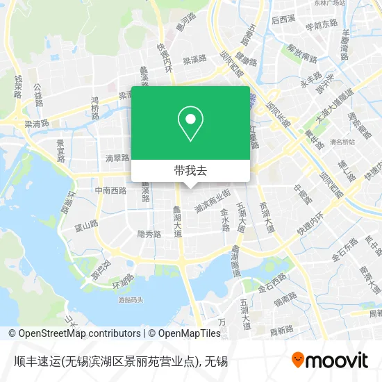 顺丰速运(无锡滨湖区景丽苑营业点)地图