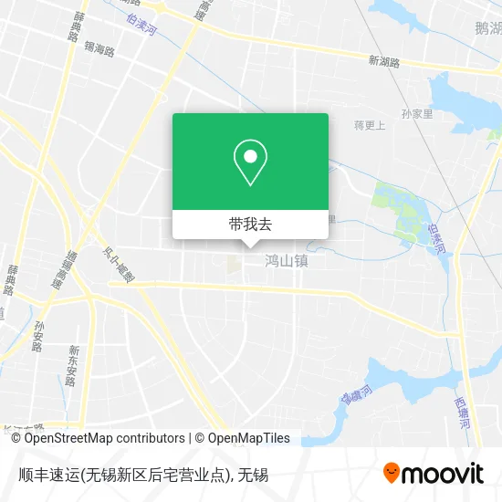 顺丰速运(无锡新区后宅营业点)地图