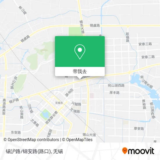 锡沪路/锦安路(路口)地图