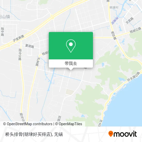 桥头排骨(胡埭好买得店)地图