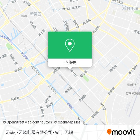 无锡小天鹅电器有限公司-东门地图