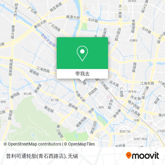 普利司通轮胎(青石西路店)地图