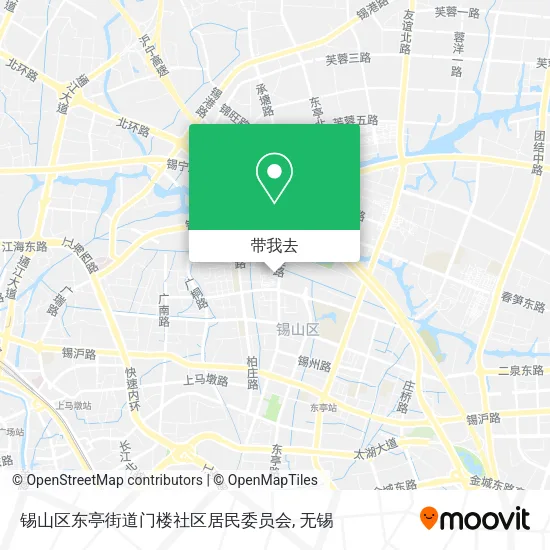 锡山区东亭街道门楼社区居民委员会地图