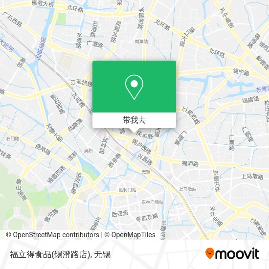 福立得食品(锡澄路店)地图