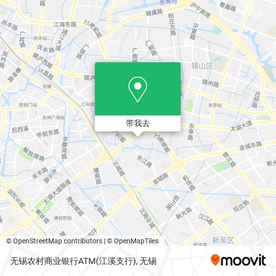 无锡农村商业银行ATM(江溪支行)地图