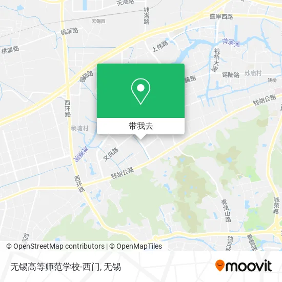无锡高等师范学校-西门地图