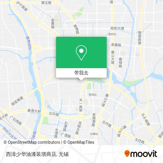 西漳少华油漆装璜商店地图