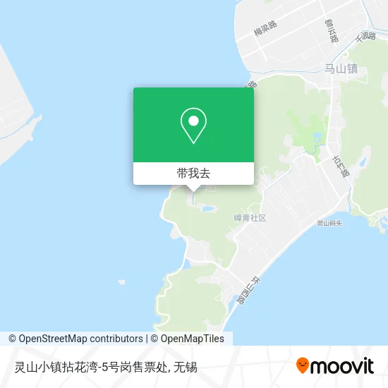 灵山小镇拈花湾-5号岗售票处地图