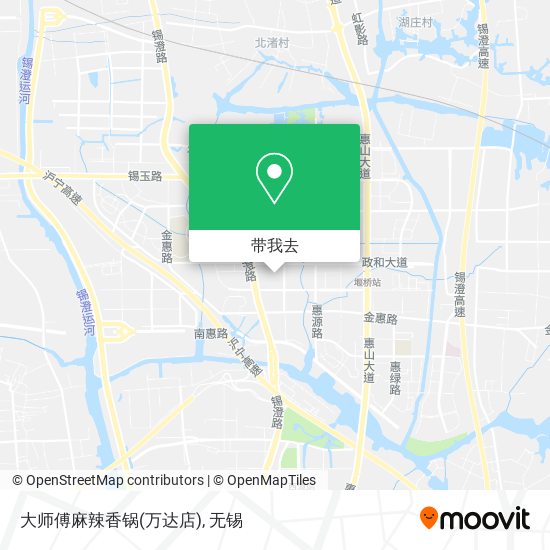 大师傅麻辣香锅(万达店)地图