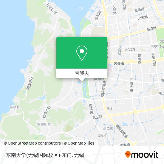 东南大学(无锡国际校区)-东门地图