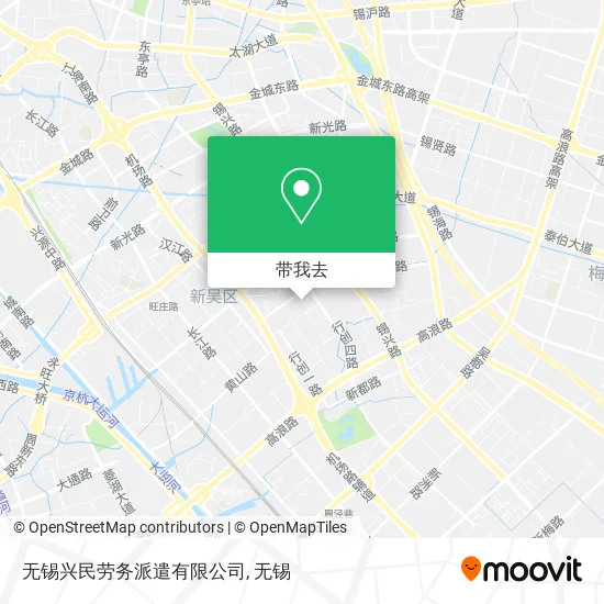 无锡兴民劳务派遣有限公司地图