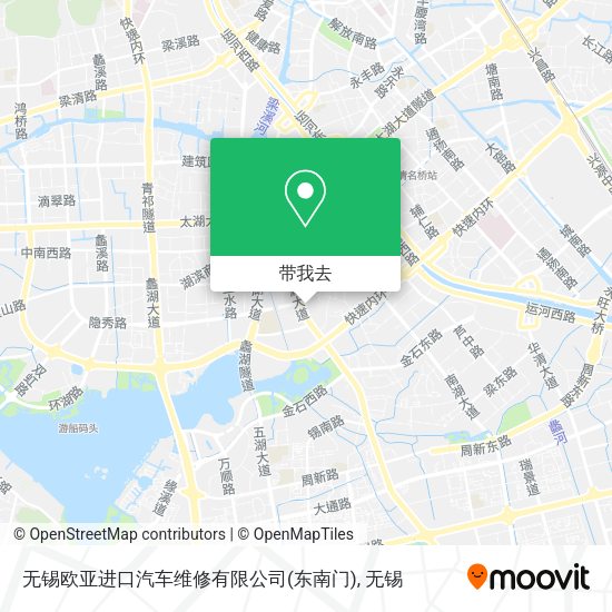 无锡欧亚进口汽车维修有限公司(东南门)地图