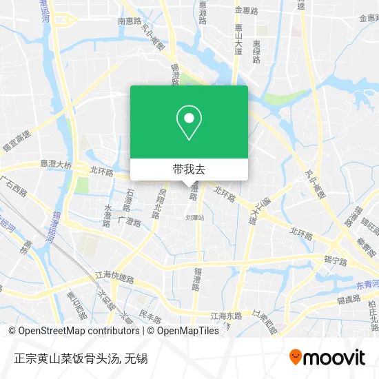 正宗黄山菜饭骨头汤地图