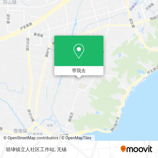 胡埭镇立人社区工作站地图