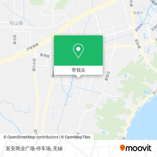 富安商业广场-停车场地图