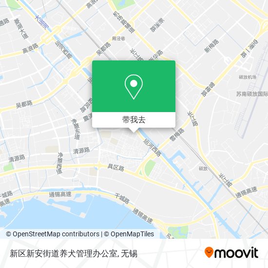 新区新安街道养犬管理办公室地图