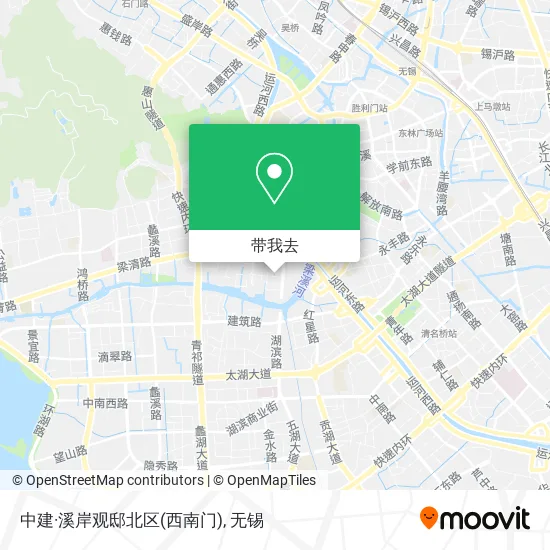 中建·溪岸观邸北区(西南门)地图
