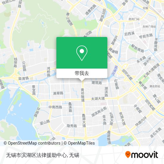 无锡市滨湖区法律援助中心地图