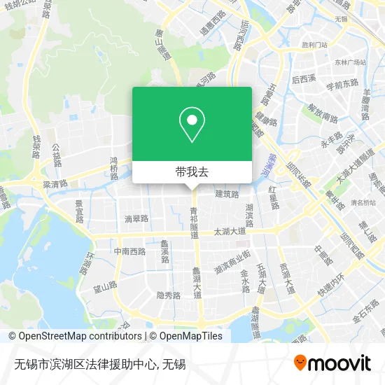 无锡市滨湖区法律援助中心地图