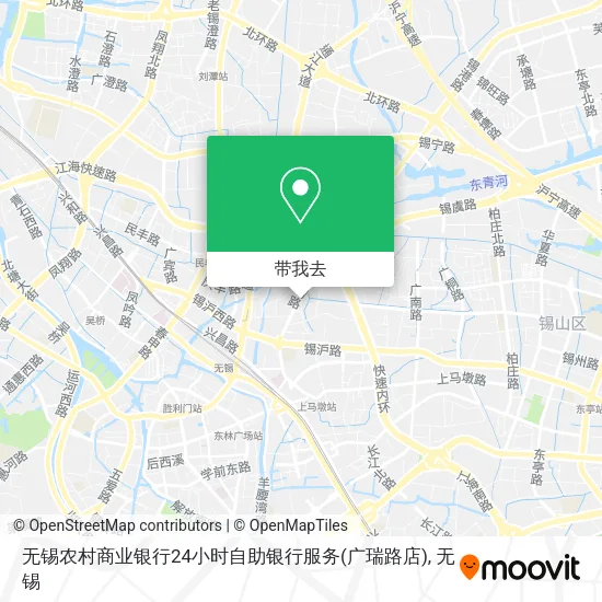 无锡农村商业银行24小时自助银行服务(广瑞路店)地图