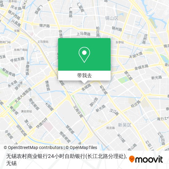 无锡农村商业银行24小时自助银行(长江北路分理处)地图