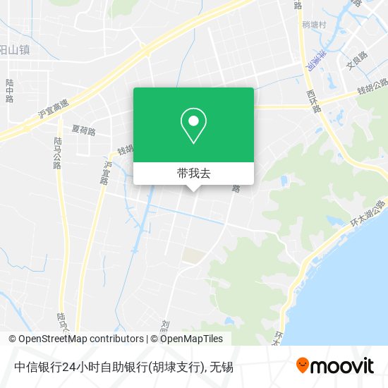 中信银行24小时自助银行(胡埭支行)地图