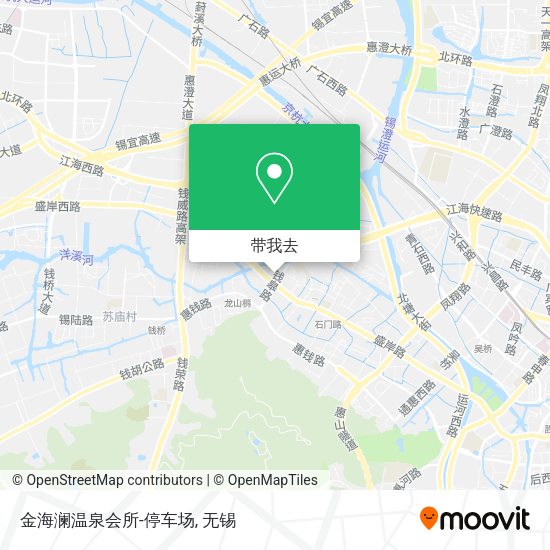 金海澜温泉会所-停车场地图