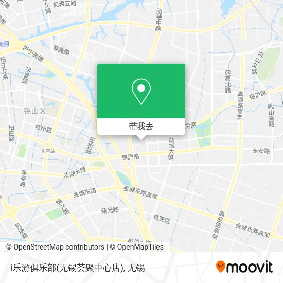 i乐游俱乐部(无锡荟聚中心店)地图
