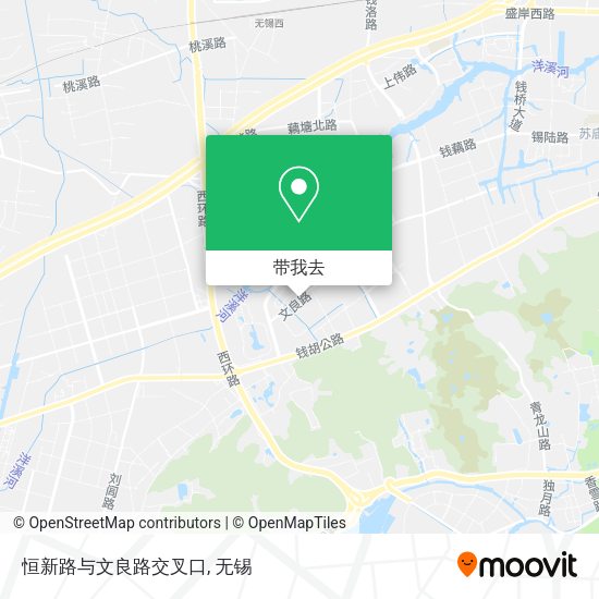 恒新路与文良路交叉口地图