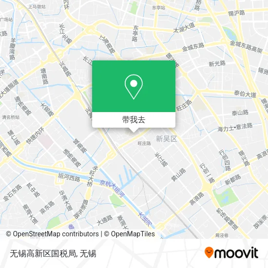 无锡高新区国税局地图