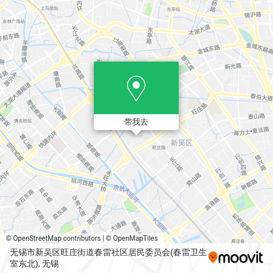 无锡市新吴区旺庄街道春雷社区居民委员会(春雷卫生室东北)地图