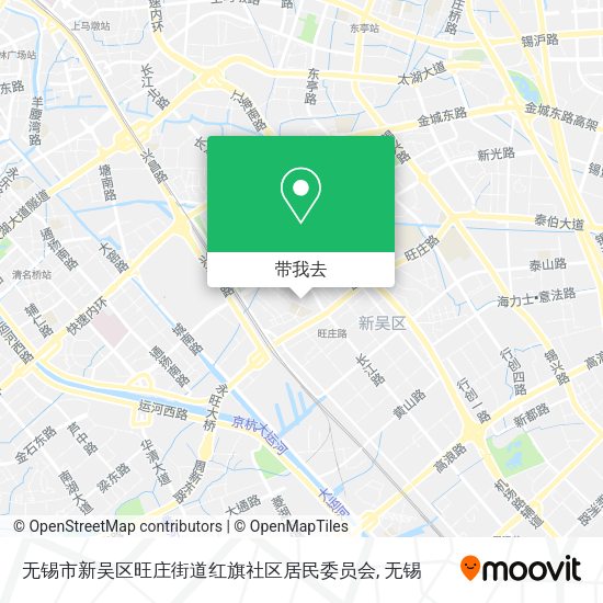 无锡市新吴区旺庄街道红旗社区居民委员会地图