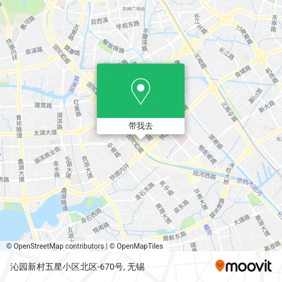 沁园新村五星小区北区-670号地图