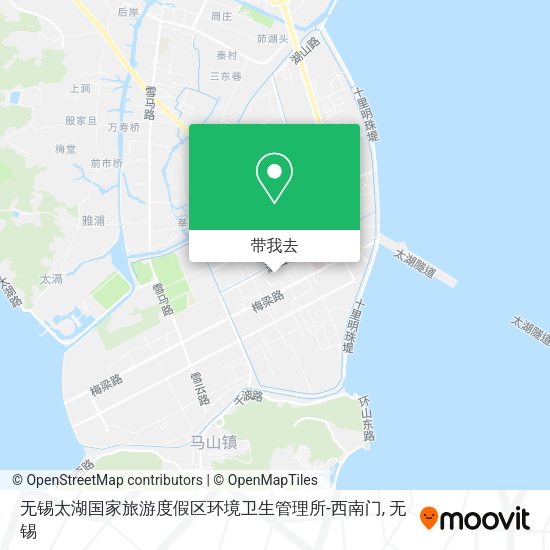 无锡太湖国家旅游度假区环境卫生管理所-西南门地图