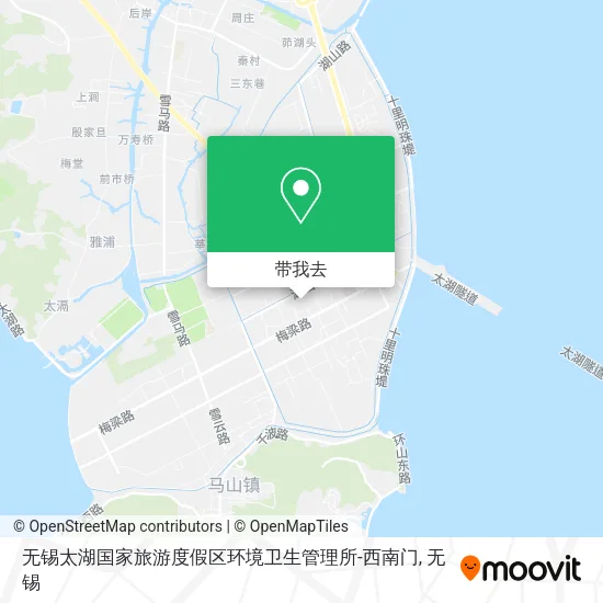 无锡太湖国家旅游度假区环境卫生管理所-西南门地图