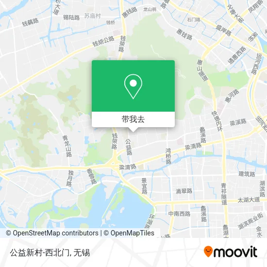 公益新村-西北门地图