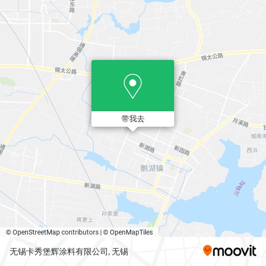 无锡卡秀堡辉涂料有限公司地图