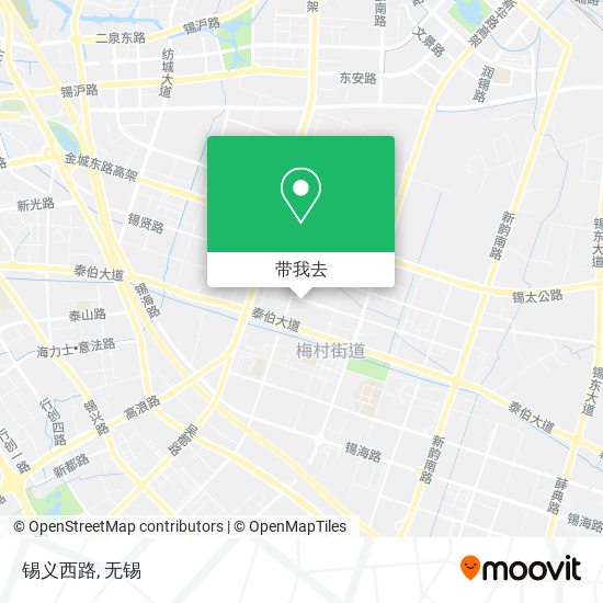 锡义西路地图