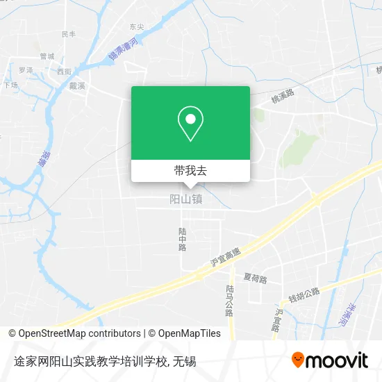 途家网阳山实践教学培训学校地图