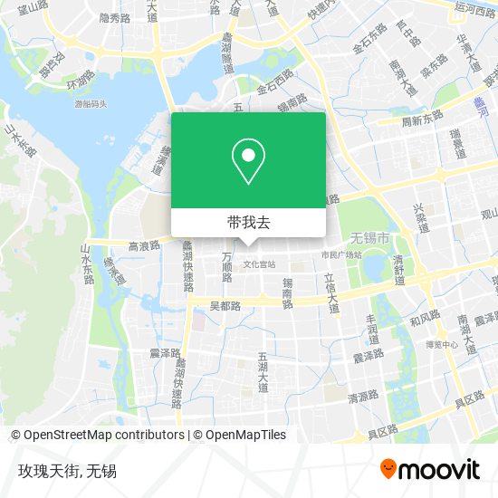 玫瑰天街地图