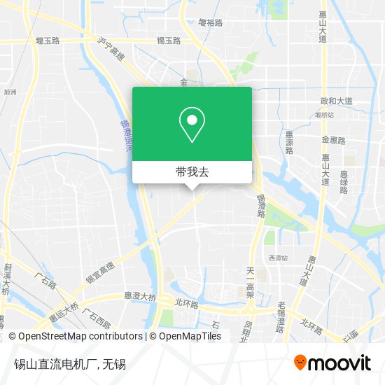 锡山直流电机厂地图