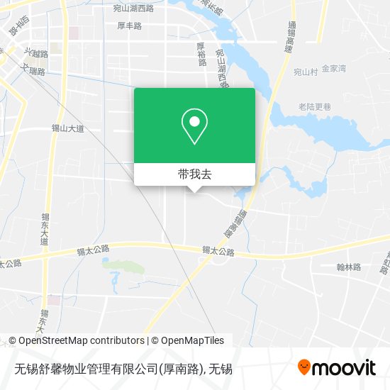 无锡舒馨物业管理有限公司(厚南路)地图