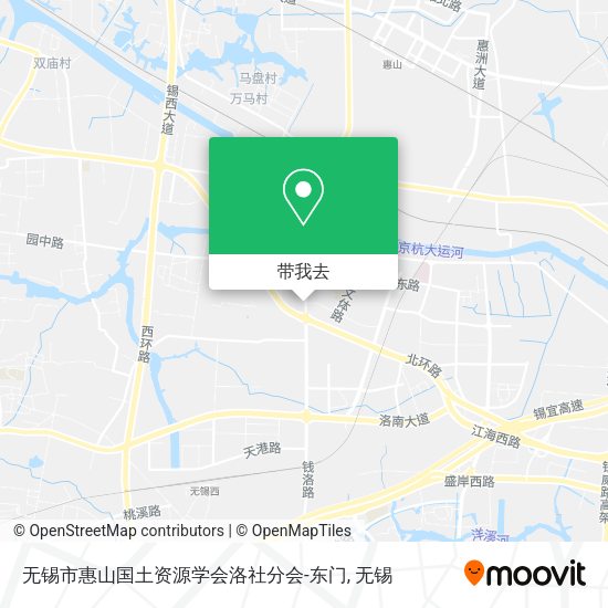 无锡市惠山国土资源学会洛社分会-东门地图
