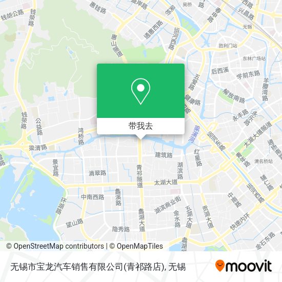 无锡市宝龙汽车销售有限公司(青祁路店)地图