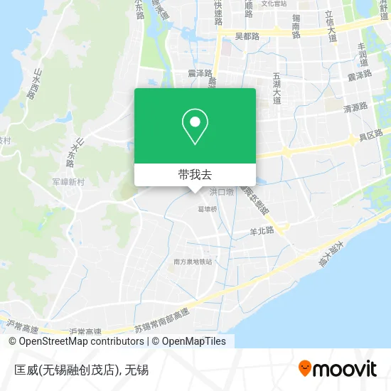 匡威(无锡融创茂店)地图