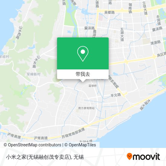 小米之家(无锡融创茂专卖店)地图