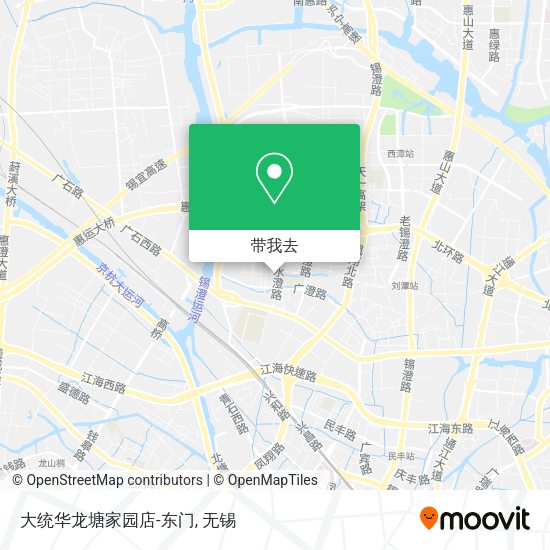 大统华龙塘家园店-东门地图